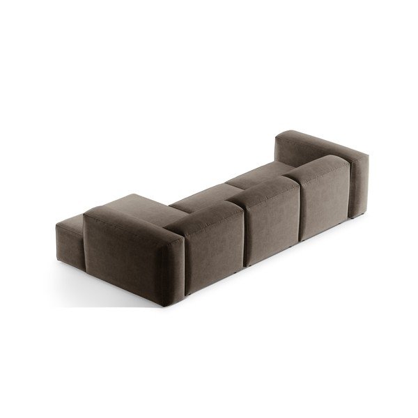 Divano angolare marrone (con penisola a destra/con chaise lounge) Bergamo – Cosmopolitan Design-image-4