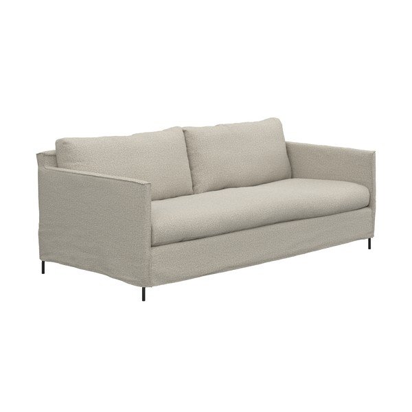 Divano beige 198 cm Petito - Furninova-image-1