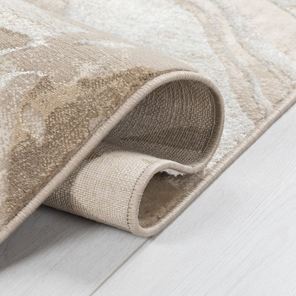 Tappeto beige/naturale 60x230 cm Marbled - Flair Rugs-image-2