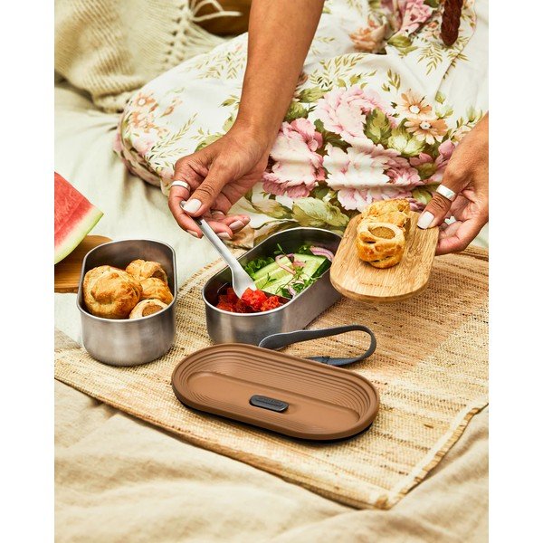 Portapranzo con scomparti Bento – Black + Blum-image-3