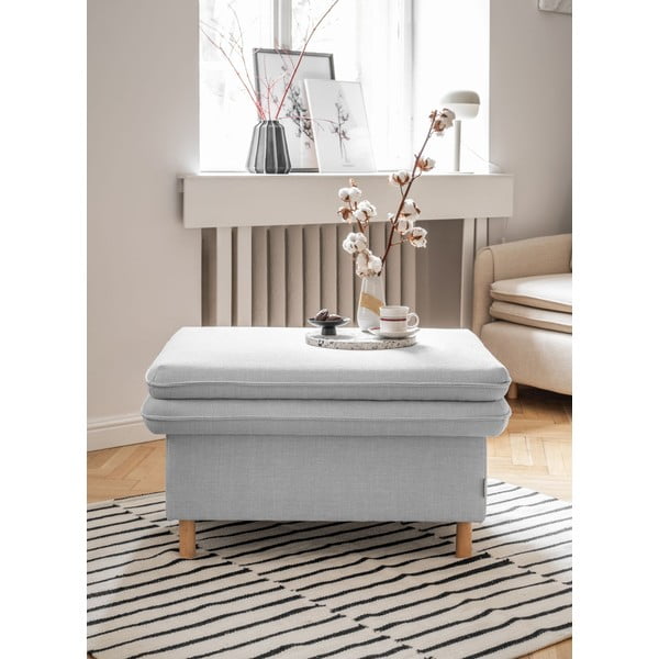 Poggiapiedi grigio chiaro Simon - Miuform-image-4