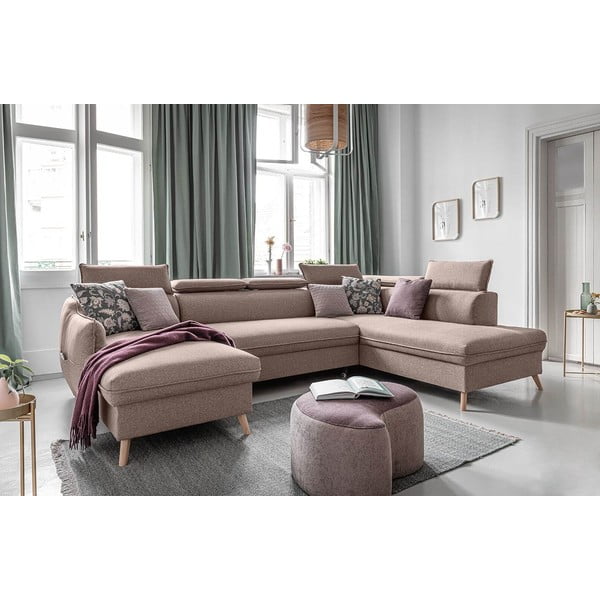 Divano letto angolare beige (angolo destro) Sweet Harmony - Miuform-image-4
