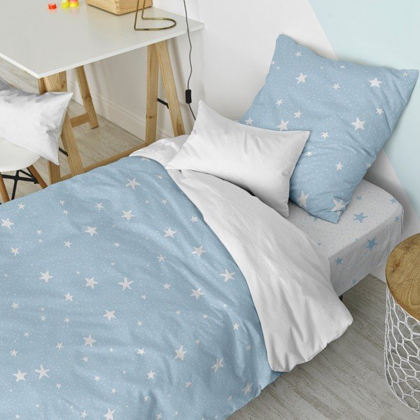Biancheria da letto per bambini in cotone per letto singolo 140x200 cm Little star - Happy Friday-image-1