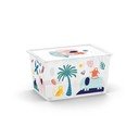 Scatola per bambini bianca in plastica 55x39x31 cm C Box Style – KIS