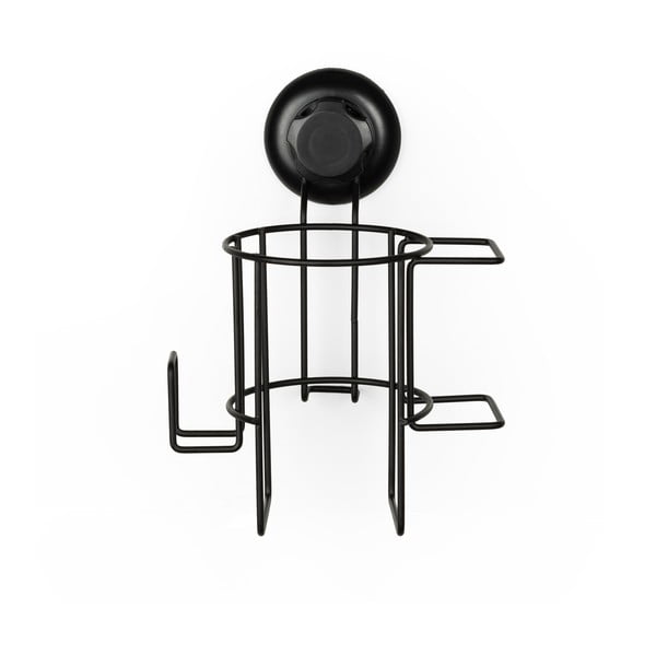 Supporto per asciugacapelli a parete Bestlock nero - Compactor-image-4