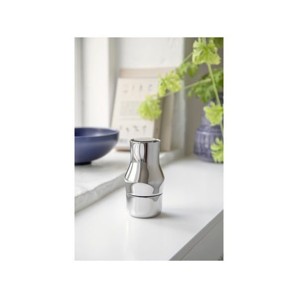 Macinatore da cucina color argento lucido in acciaio inox Dorotea – Gense-image-1