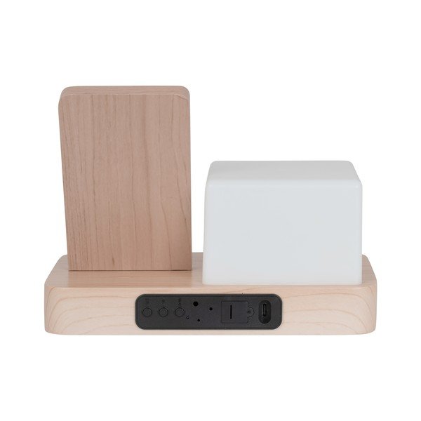 Sveglia digitale/da tavolo con ricarica wireless Retro LED Night Light – Karlsson-image-4