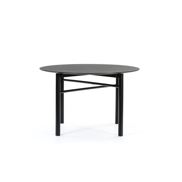 Tavolo da pranzo rotondo nero , ø 120 cm Junco - Teulat-image-3