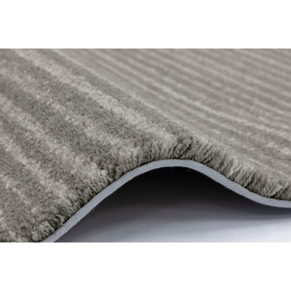 Tappeto in lana grigio 160x240 cm Calisia M Ribs - Agnella-image-3