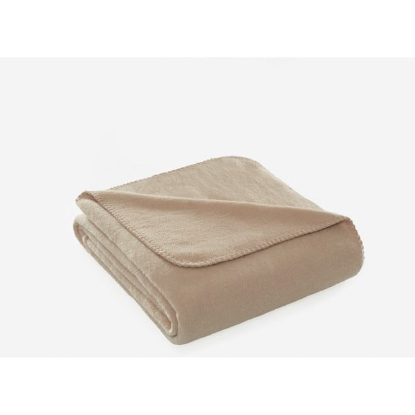 Coperta beige in vello 130x170 cm Brighton – Mijolnir-image-2