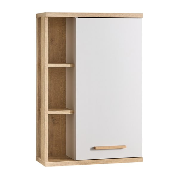 Mobile per bagno color crema con effetto rovere da appendere 50,5x74,5 cm Quickset 966 – Pelipal