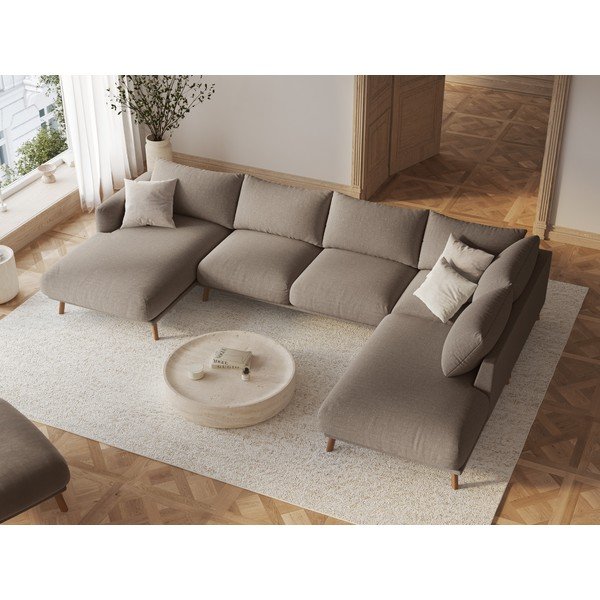Poggiapiedi grigio tortora Naomi – Micadoni -image-1
