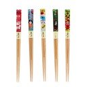 Bacchette in set di colore naturale in legno 5 pz Japanese Heritage – Rex London