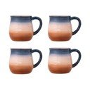 Tazze in set blu/arancioni in ceramica 4 pz 200 ml Tatum – Bloomingville