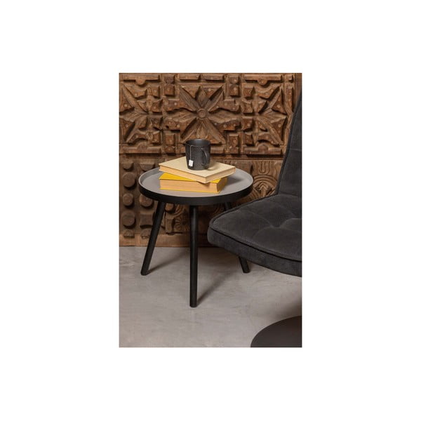 Tavolino nero , ø 41 cm Sasha - WOOOD-image-4