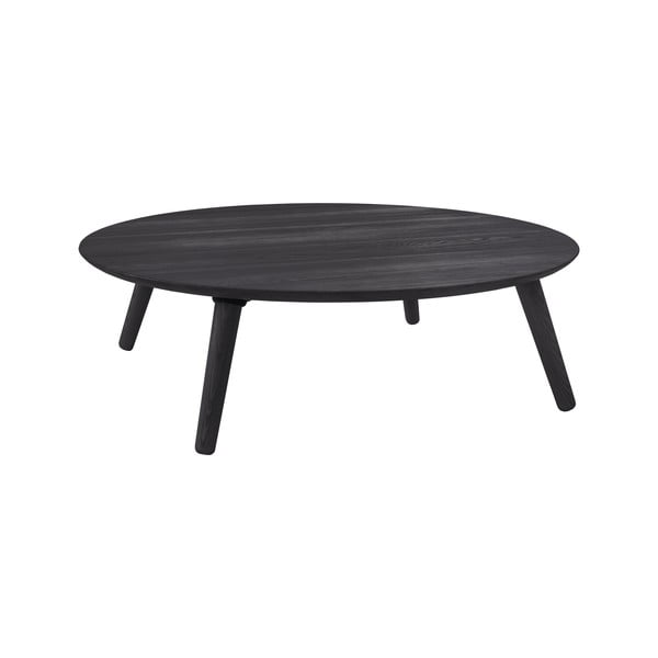 Tavolino in legno di frassino grigio , ⌀ 100 cm Contrast Slice - Ragaba