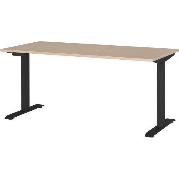 Scrivania con effetto rovere con altezza regolabile elettricamente 80x160 cm – Germania