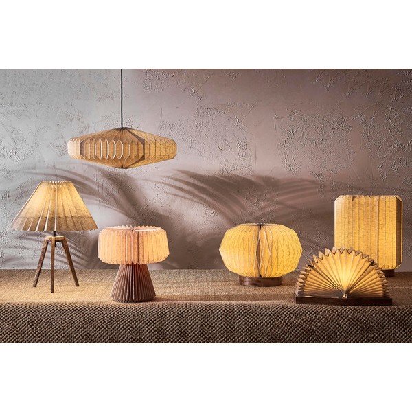 Lampada a sospensione crema 56x56 cm Fontelo - Côté Table-image-1