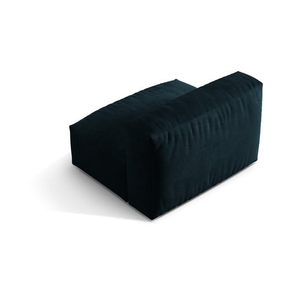 Parte divano componibile blu scuro (solo con parte centrale) con rivestimento in velluto Martina – Micadoni -image-2