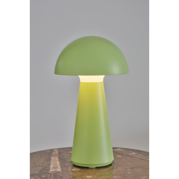 Lampada da tavolo LED verde con telecomando (altezza totale 28 cm) Sam – Sirius-image-2