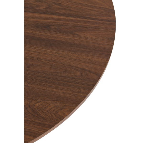 Tavolo da pranzo rotondo con effetto noce ø 110 cm Week – Ellos Home-image-2