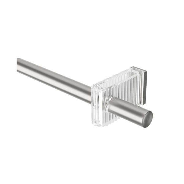 Bastone per tende color argento opaco in acciaio regolabile 107 - 305 cm Flute – Umbra