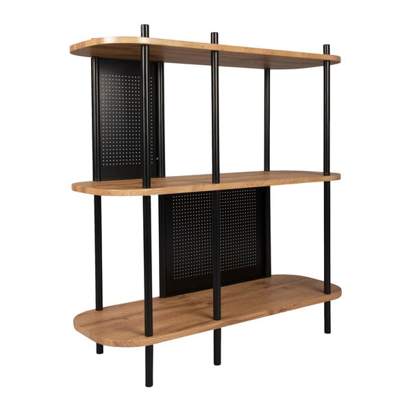 Scaffale in acciaio nero Sole, 80 x 83,5 cm - Leitmotiv-image-2