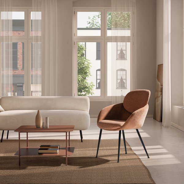 Poltrona color terracotta Nure – MOME-image-1