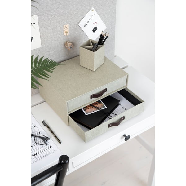 Cassettiera beige con 2 cassetti Birger - Bigso Box of Sweden-image-3