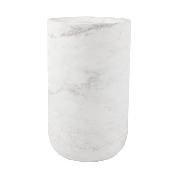 Vaso in marmo bianco Fajen - Zuiver