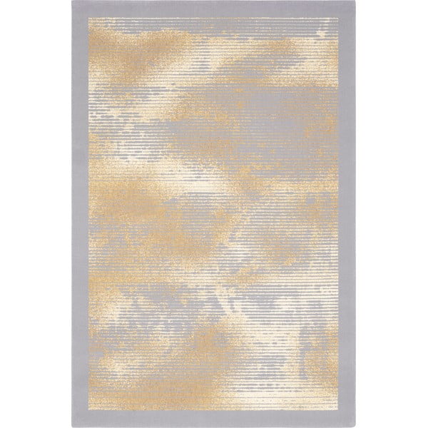 Tappeto in lana beige-grigio 100x180 cm Stratus - Agnella
