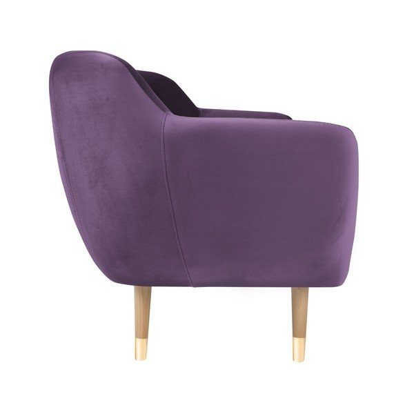 Divano a tre posti viola Amelie - Mazzini Sofas-image-1