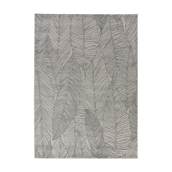 Tappeto grigio 230x160 cm Hojas Gris Sunset - Universal