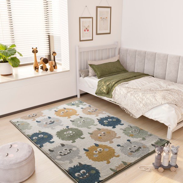 Tappeto per bambini color crema 120x170 cm Beats – Universal-image-1