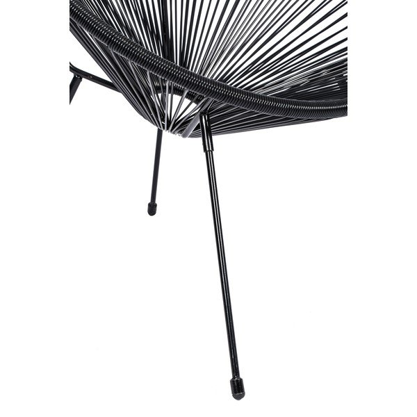 Set di sedie da giardino nere Avocado e tavolo, ø 35 cm Loris - Bonami Selection-image-4