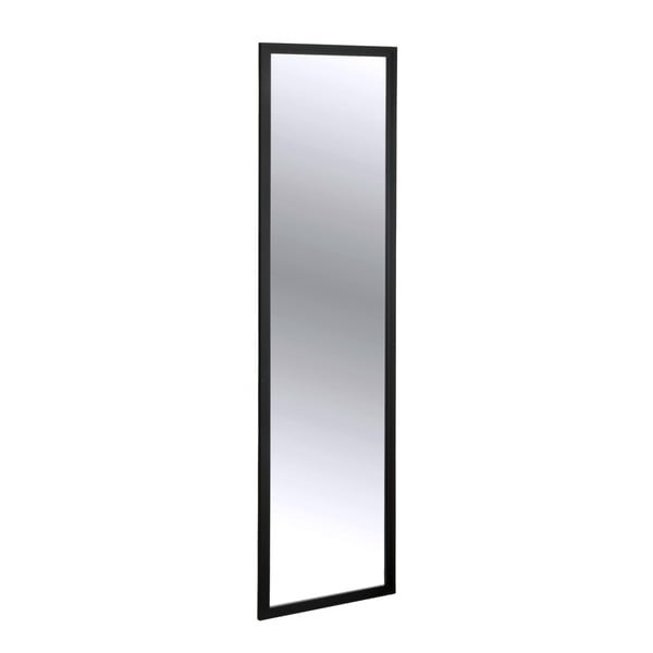 Specchio a sospensione nero per porta Home, altezza 120 cm - Wenko