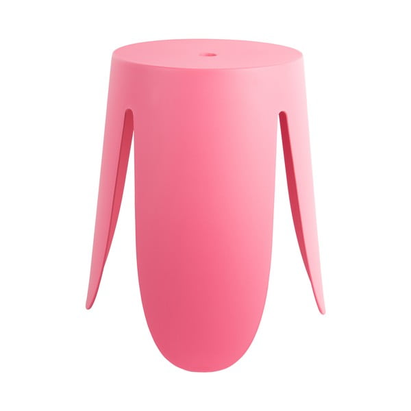 Sgabello in plastica rosa Ravish - Leitmotiv