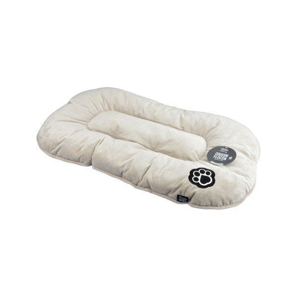 Cuccia beige in camoscio per cane 61x38 cm Flakes – Love Story-image-2