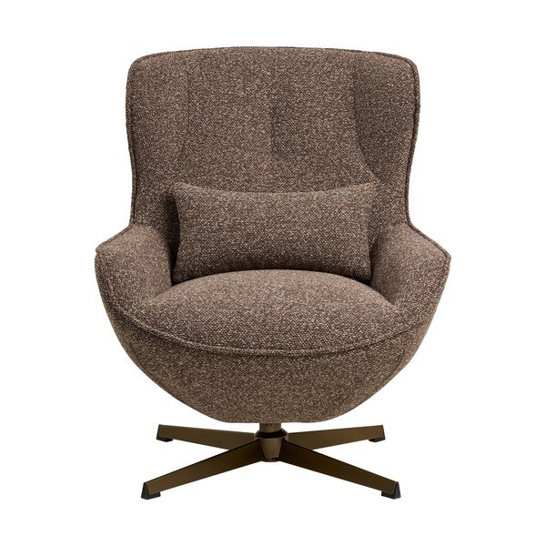 Poltrona marrone girevole Blenheim – House Nordic-image-2