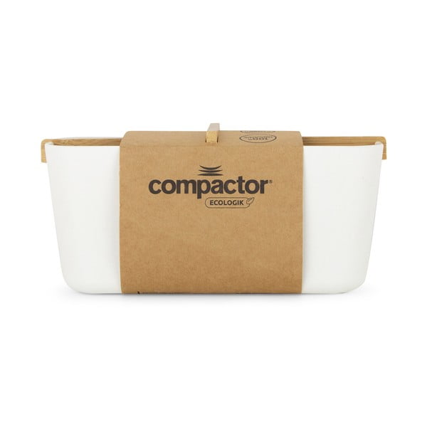 Organizzatore da bagno bianco Ecologic, 21 x 8 cm - Compactor-image-3