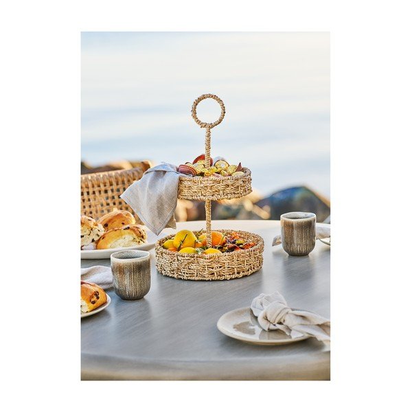 Tavolo da pranzo da giardino rotondo in ceramica ø 60 cm Bonnet – House Nordic-image-4