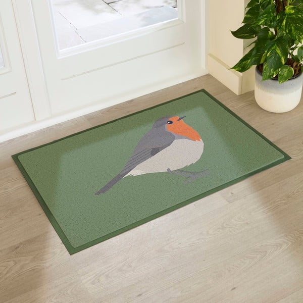Zerbino 60x90 cm Green Robin – Artsy Doormats-image-1