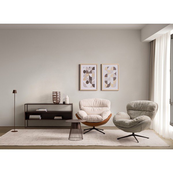 Tavolo consolle marrone scuro con piano in vetro 30x140 cm Godric – Bizzotto-image-4