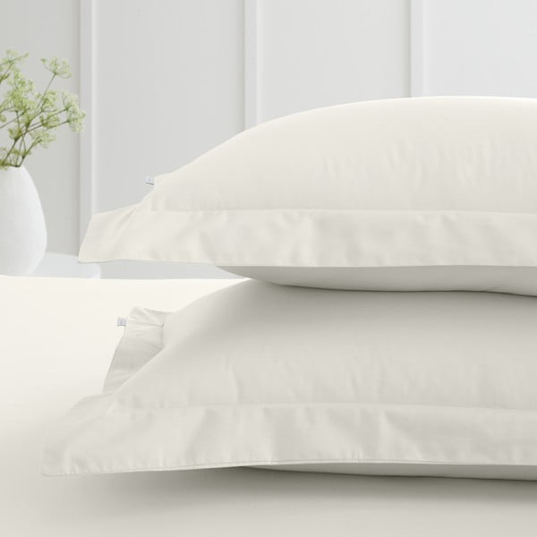 Federe per cuscino in set in percalle di cotone 2 pz 50x75 cm Cotton Percale – Bianca-image-1