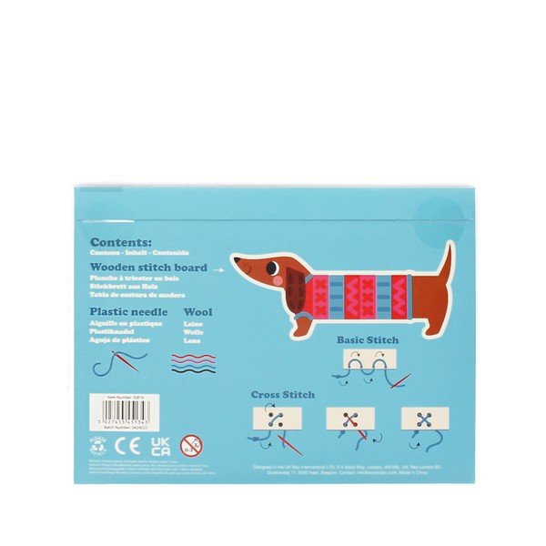 Kit ricamo Sunny Sausage Dog – Rex London-image-2