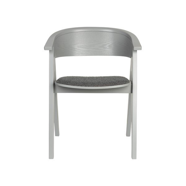 Sedia da pranzo grigia in imbottito con braccioli NDSM – Zuiver-image-3