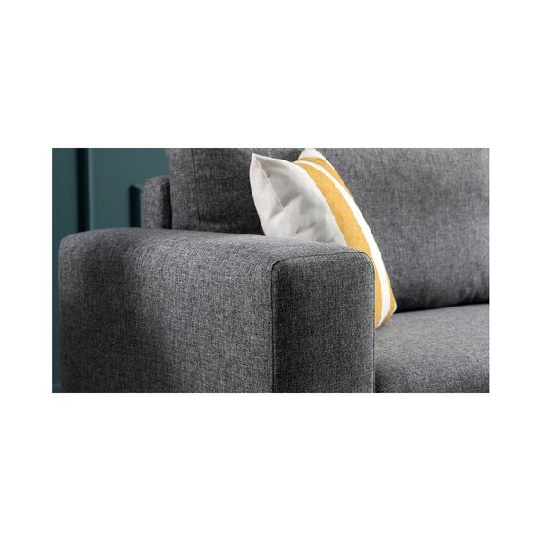 Divano a tre posti grigio Franz - Balcab Home-image-4
