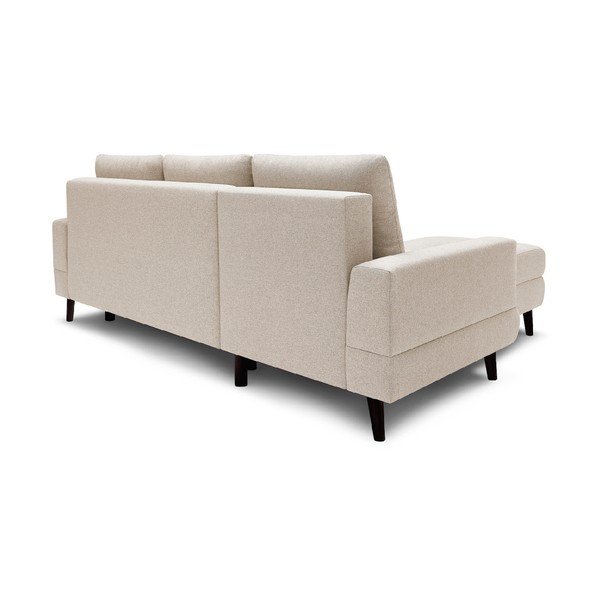 Divano letto beige chiaro Calanque, angolo sinistro - Bobochic Paris-image-4