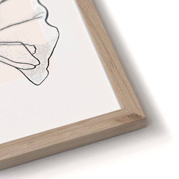 Set di dipinti stampati con cornice inclusa 2 pz 30x40 cm Floral Set – Styler-image-4