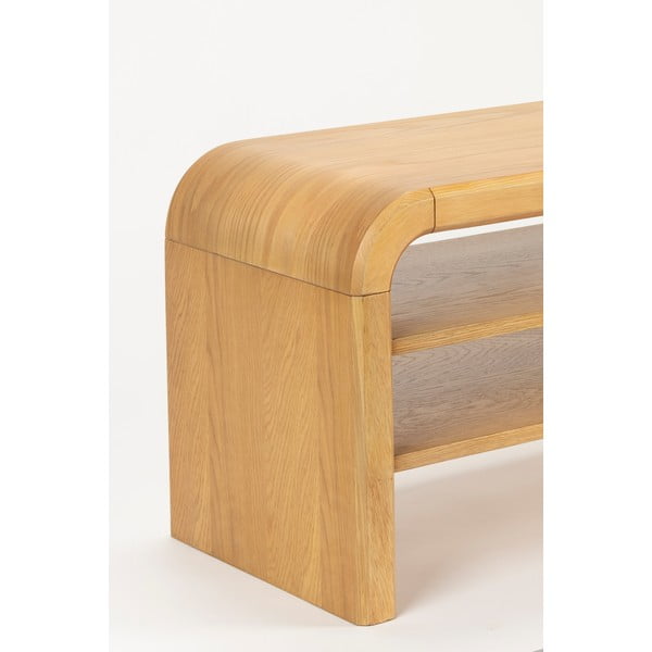 Mobile TV di colore naturale con effetto rovere 160x45x40 cm Brave – Zuiver-image-4